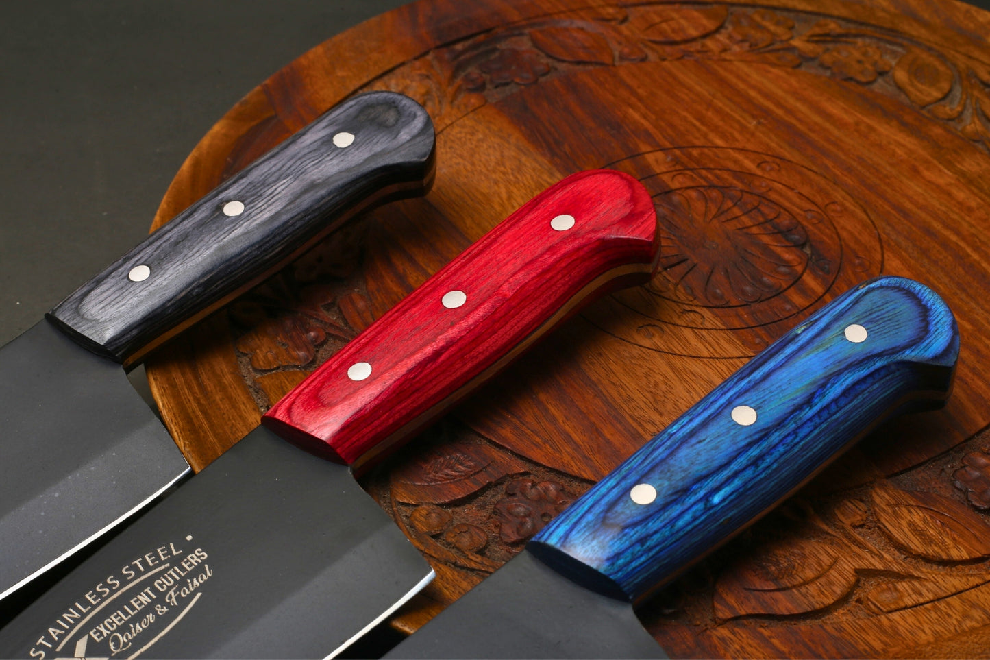 Excellent High Carbon Skinner – With Powder coating, Wood handle (Total length 10 inches)