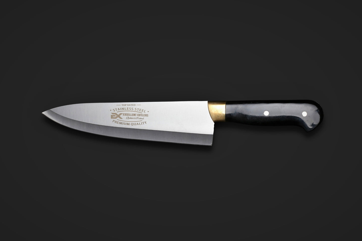 The Wazirabad Master Series: 10" Professional Slaughter Knife In Japanese Stainless Steel – Brass & Acrylic