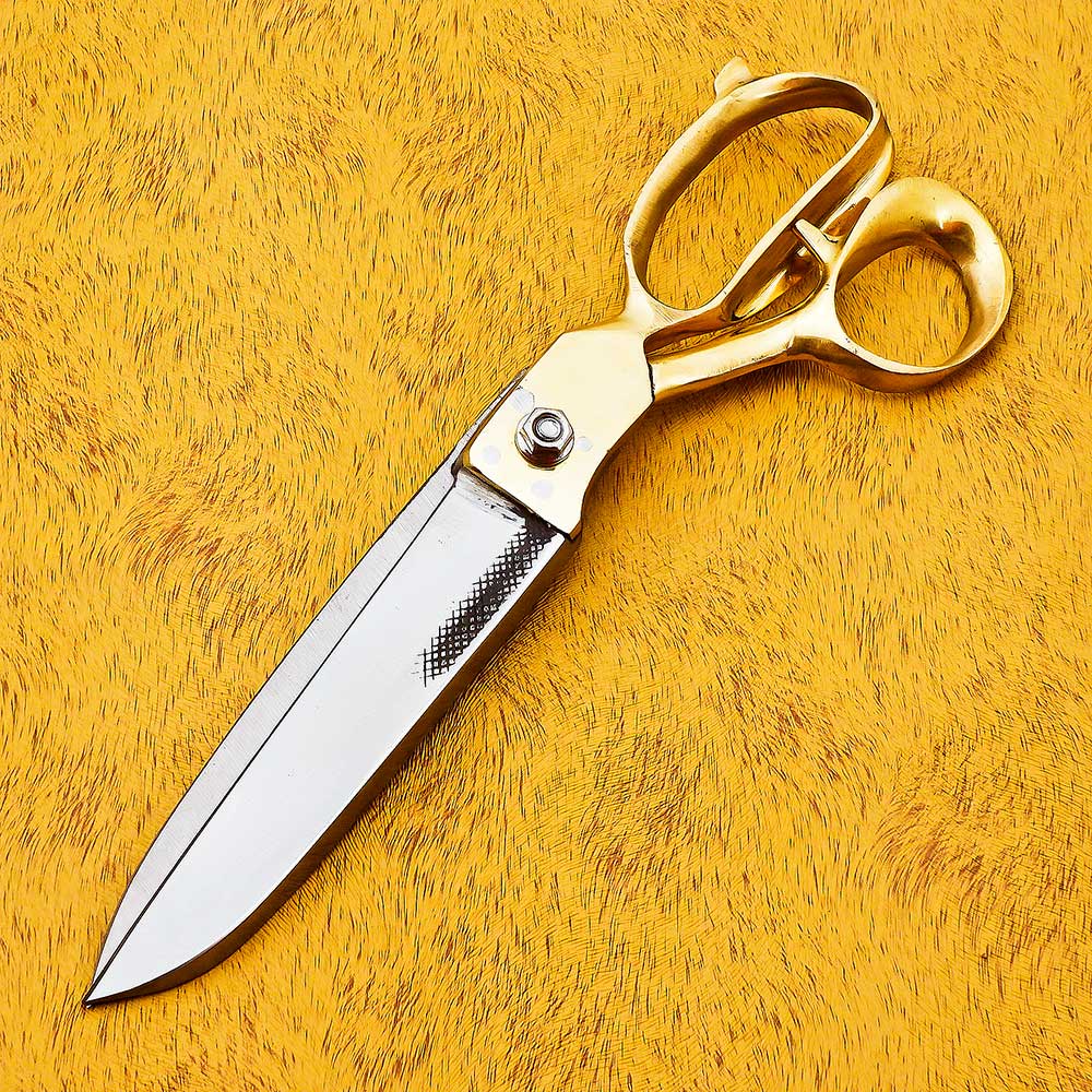Brass Handle Professional Tailoring Scissors 12 Inches – High-Quality Scissors Made in Pakistan