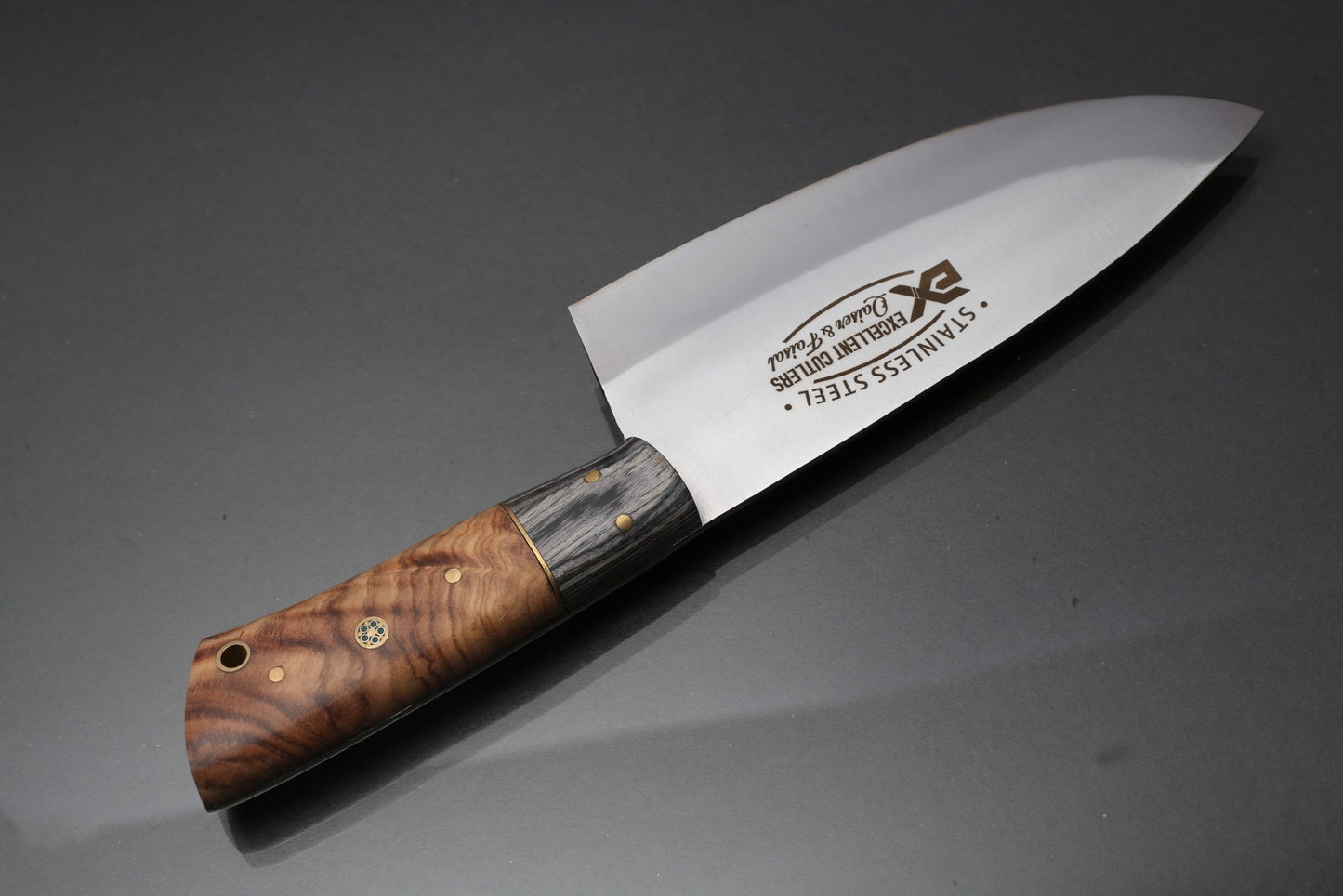 Excellent Butcher Skinning & Meat Cutting Knife – 6” Blade | Walnut Wood Handle | 12C27 Chrome Stainless Steel