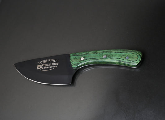 1Pc Excellent Skinner - Blade High Carbon (1095) With Powder Coating , Handle Color Wood | Total Length 11.5 inches |