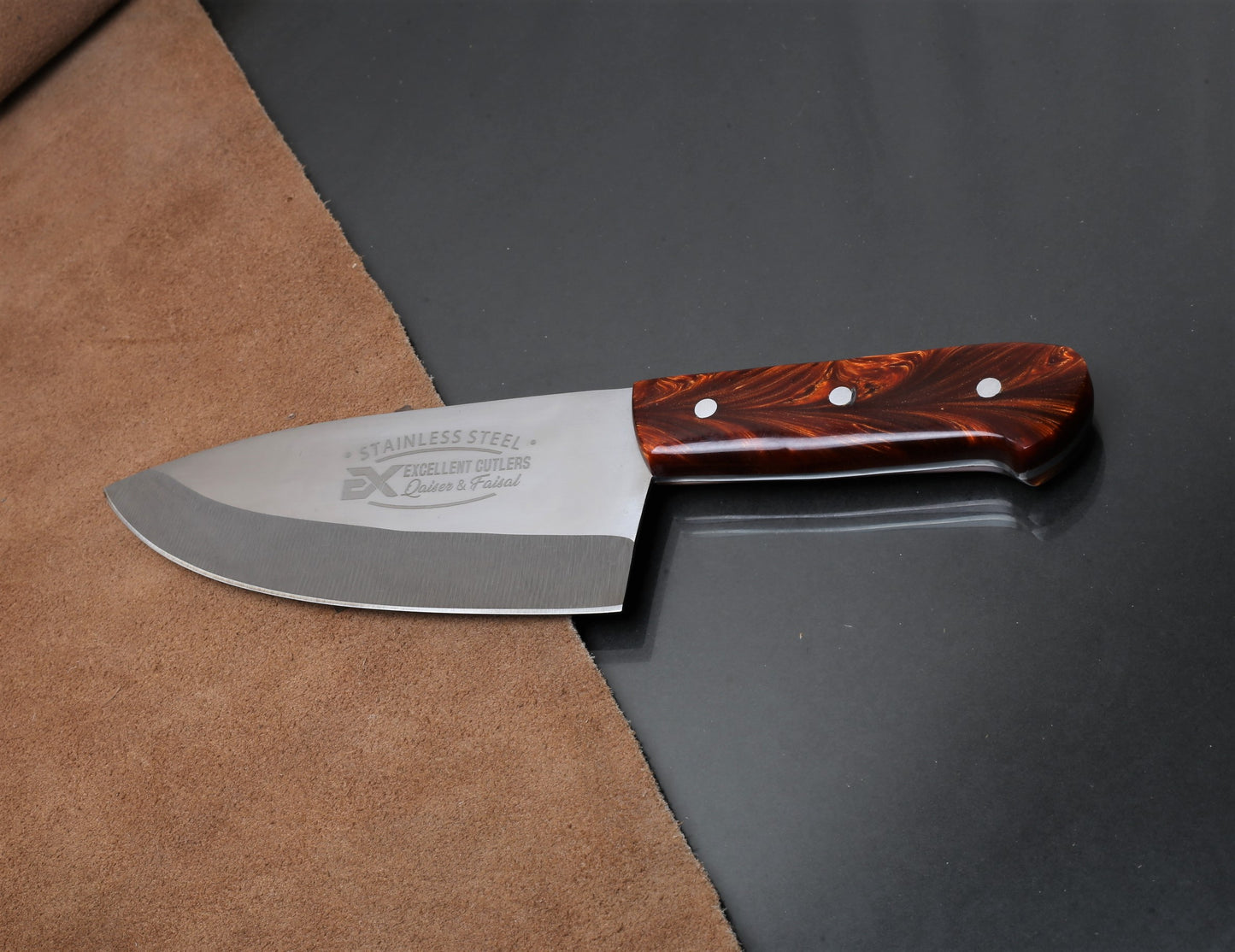 1Pc Excellent Premium Quality Skinner in Resin Handle- 12cr27 Stainless Steel Blade | total Length 10.5 inches |