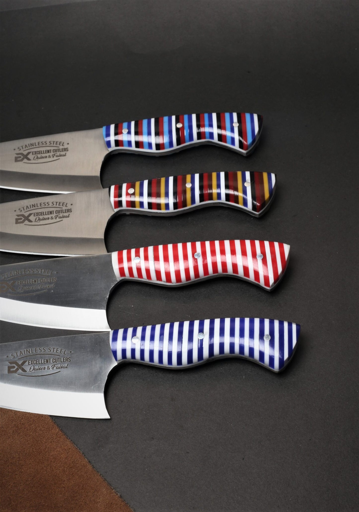 Excellent Skinner - J2 Steel Blade With Acrylic Handle 1Pc ( Total Length 9.5 Inches)