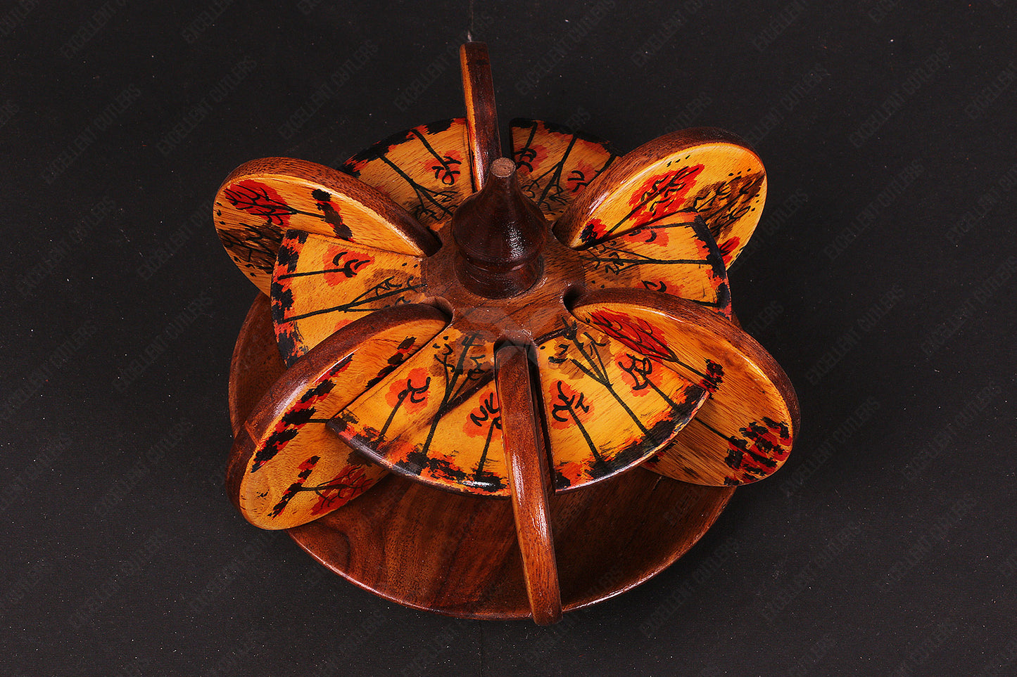 Wooden Hand-crafted & Hand-Painted Wooden Coasters