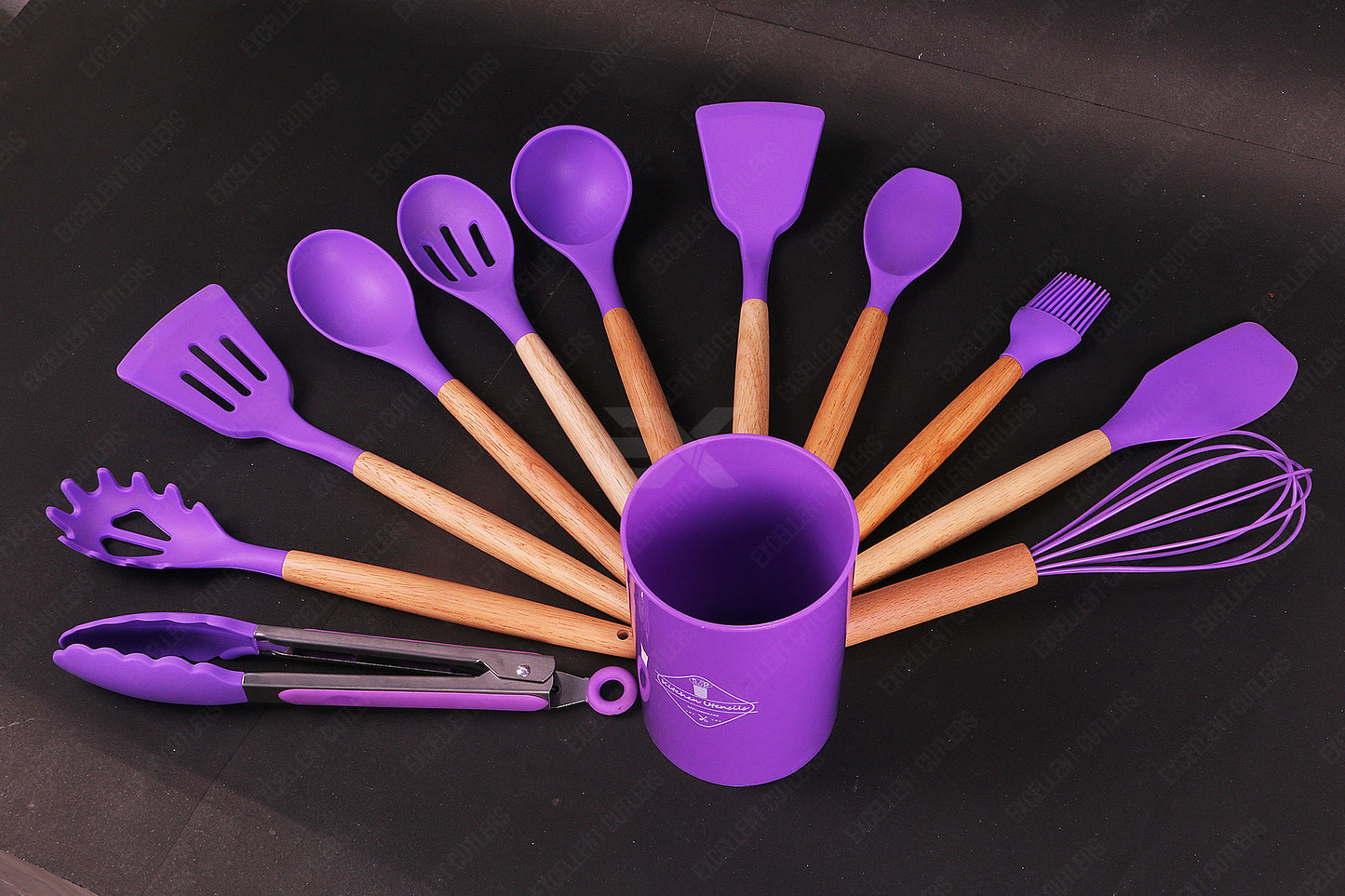 12 Pieces Household Silicone Kitchen Utensils Set