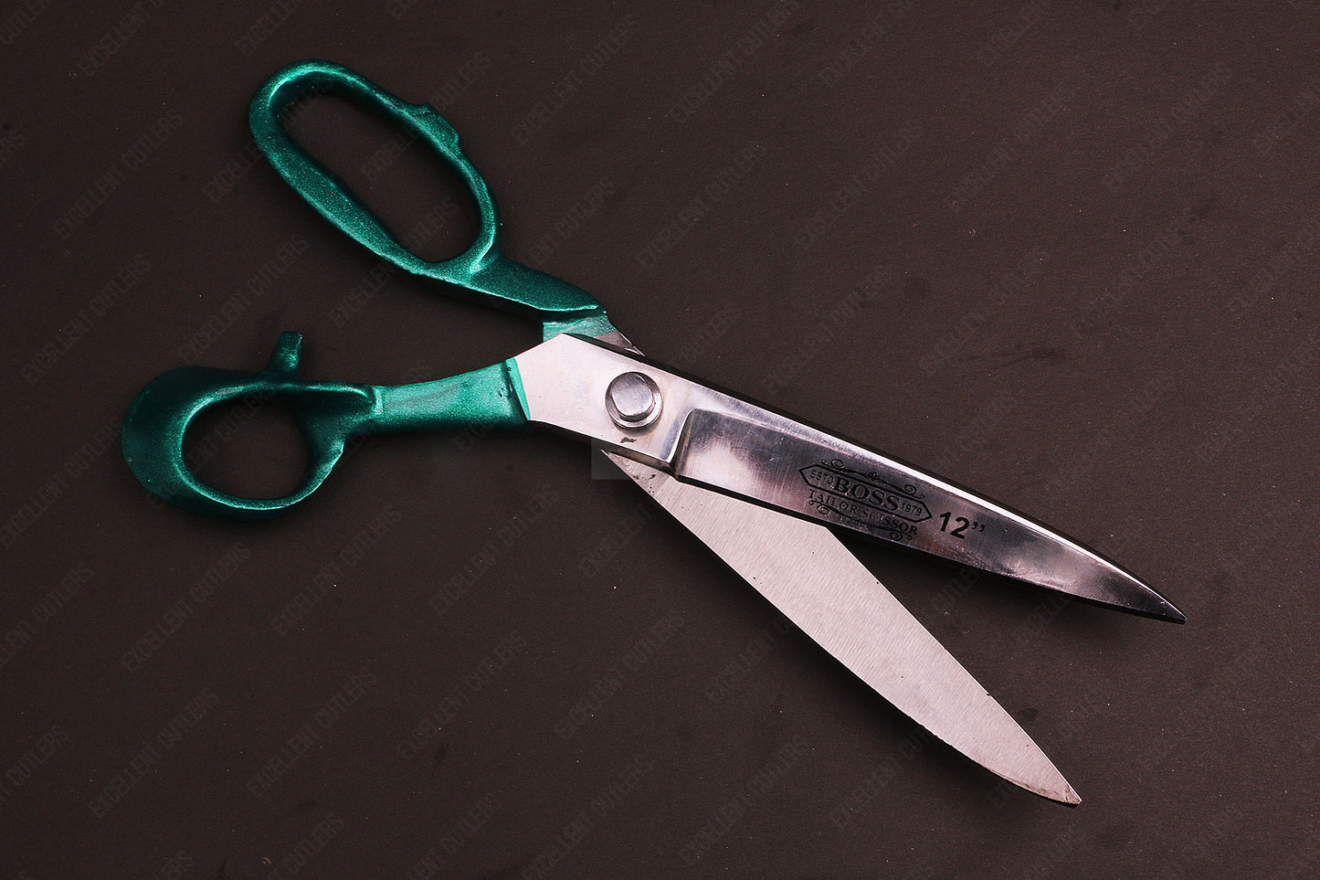 Professional Boss 12″ Tailor Scissor Turquoise Handle – Premium Tailoring Scissors for Precision Cutting