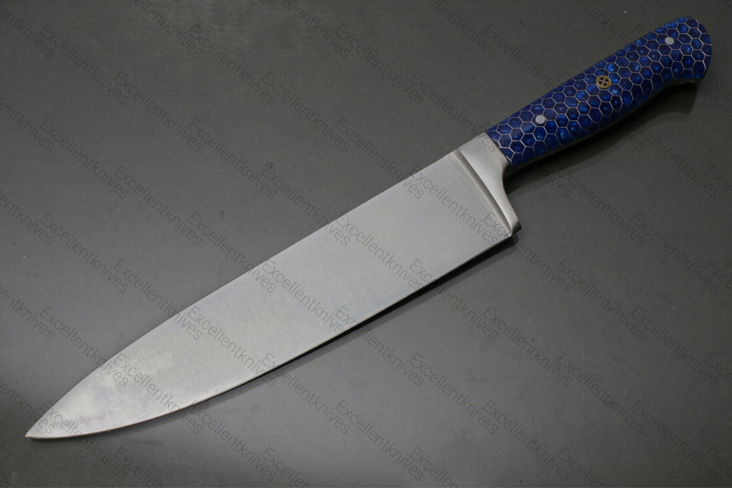 1Pc Excellent Premium Quality Chef/ Kitchen Knife With Honey Comb Handle