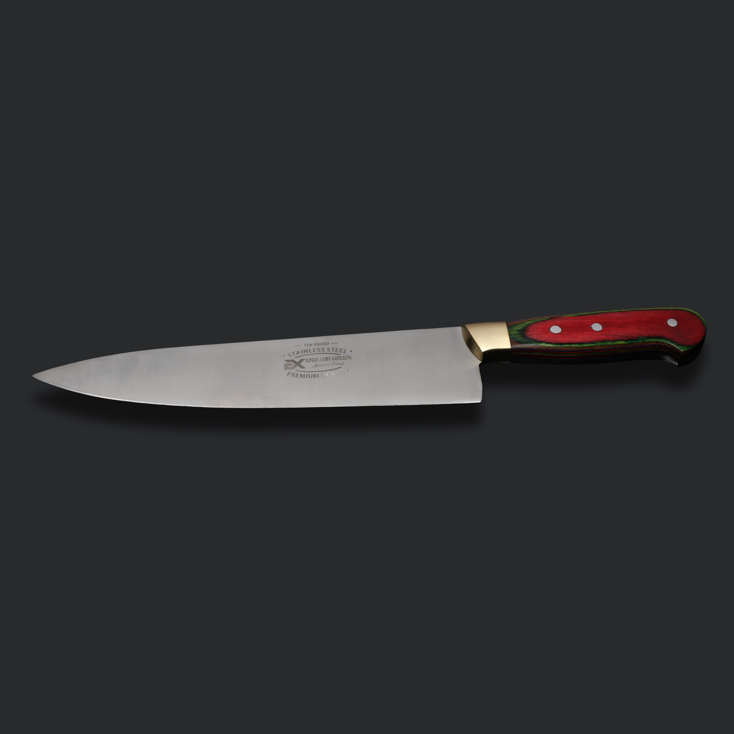 Handmade 3-Piece Luxury Chef & Butchering Knife Set | Japanese Stainless Steel Blades & Flat Grind
