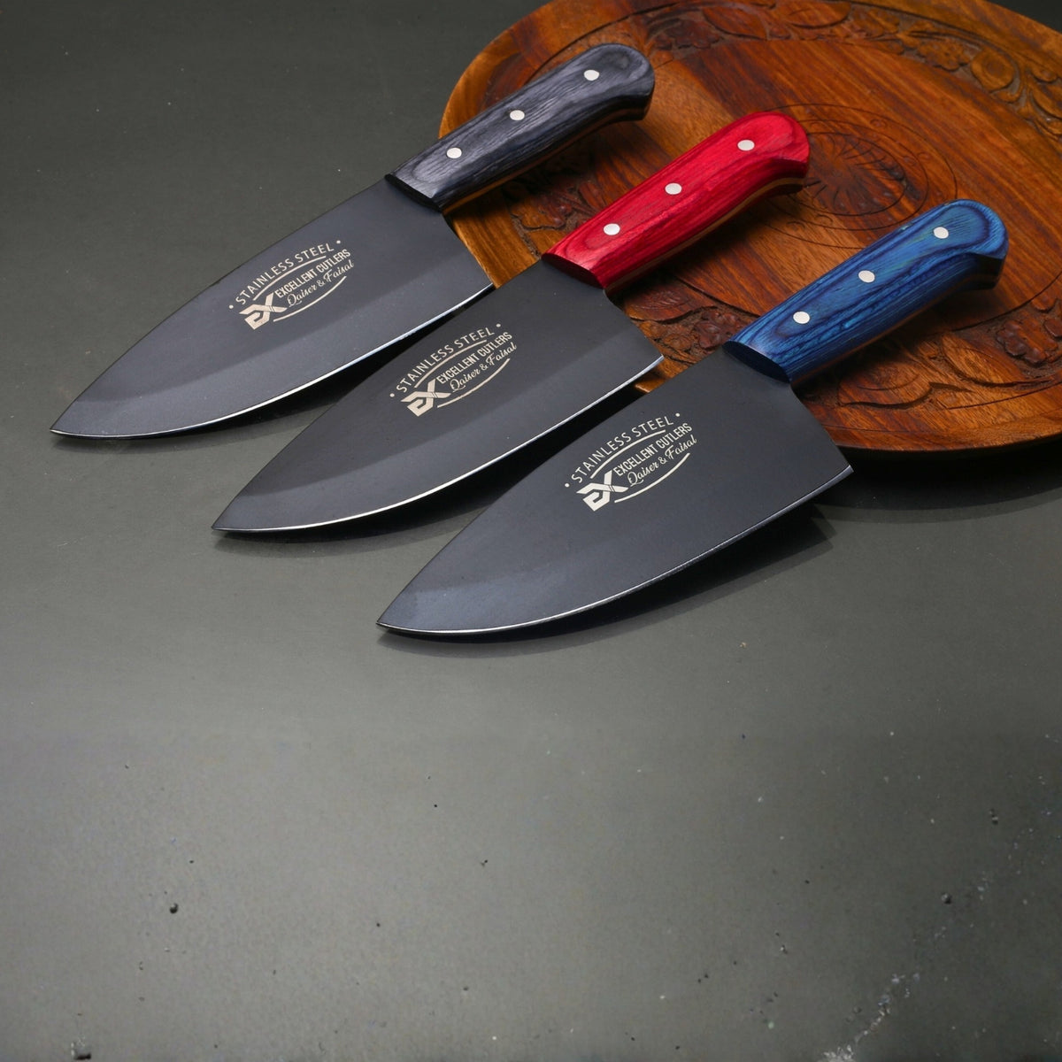 Excellent High Carbon Skinner – With Powder coating, Color Wood handle (Total length 10 inches) 
