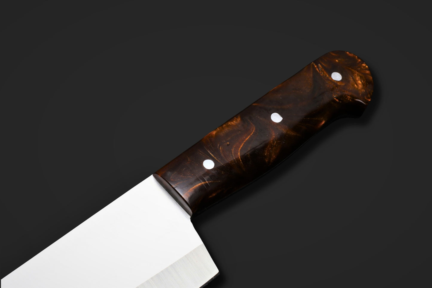 Premium 8-Inch Classic J2 Stainless Steel Chef & Slaughter Knife – Vibrant Multi-Color Resin Handle Edition