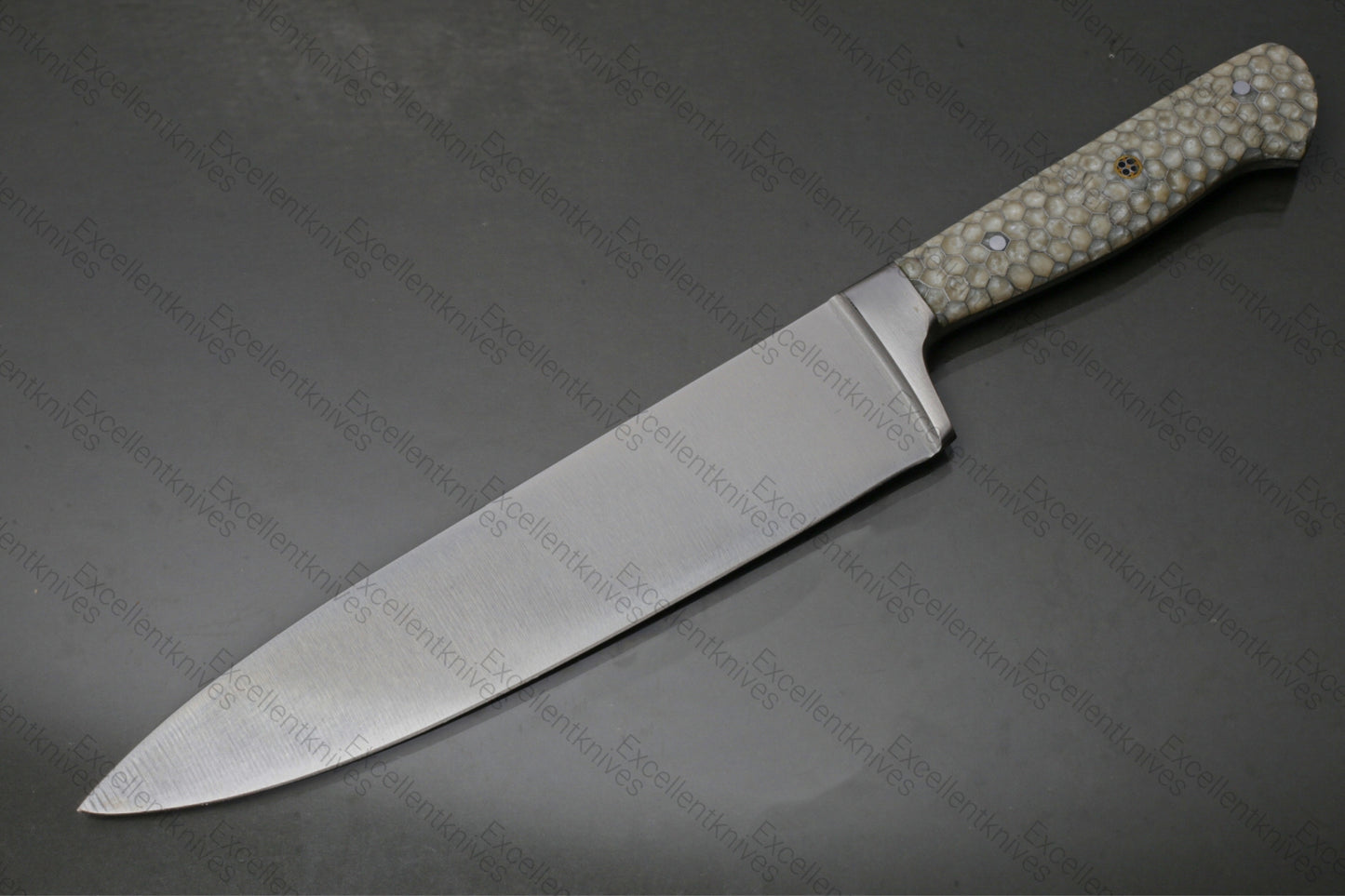 1Pc Excellent Premium Quality Chef/ Kitchen Knife With Honey Comb Handle