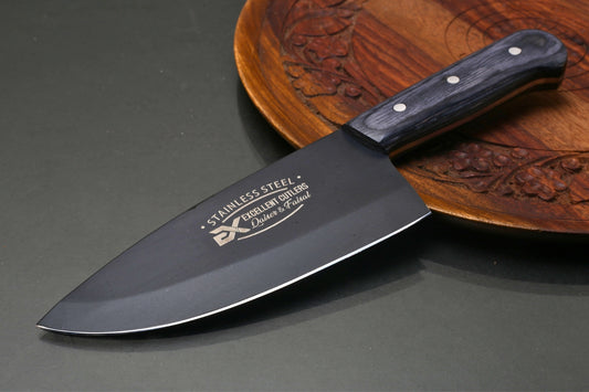 Excellent High Carbon Skinner – With Powder coating, Wood handle (Total length 10 inches) 