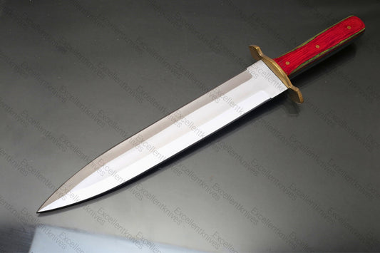 Excellent Premium Quality Naiza For Camel Slaughtering  In 12c27 Stainless Steel With Brass Finishing ( Total Length 17.5 Inches )