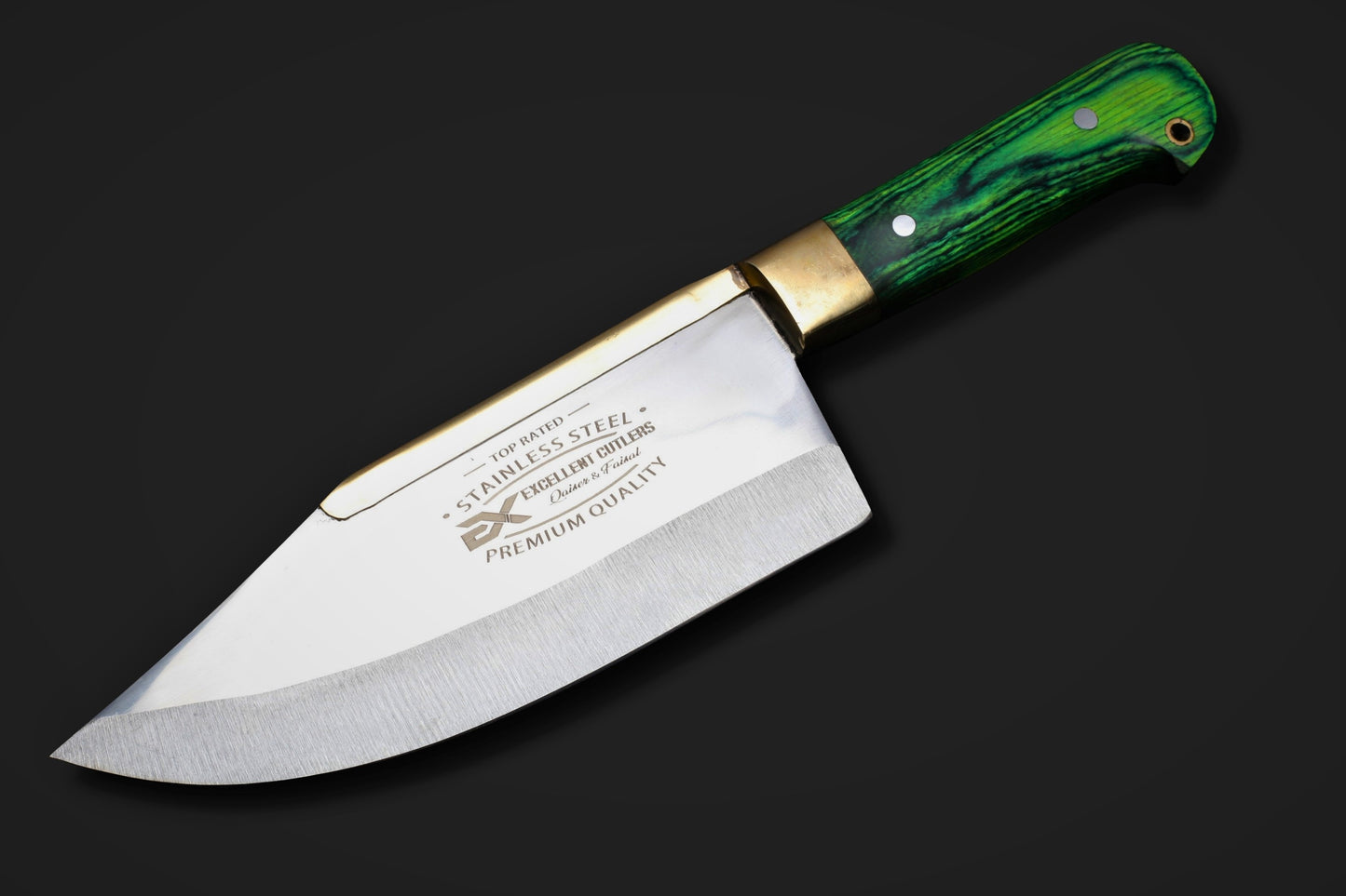 The Brassback Skinner: Excellent Cutlers 7-Inch 12C27 Stainless Steel Chef & Skinner Knife