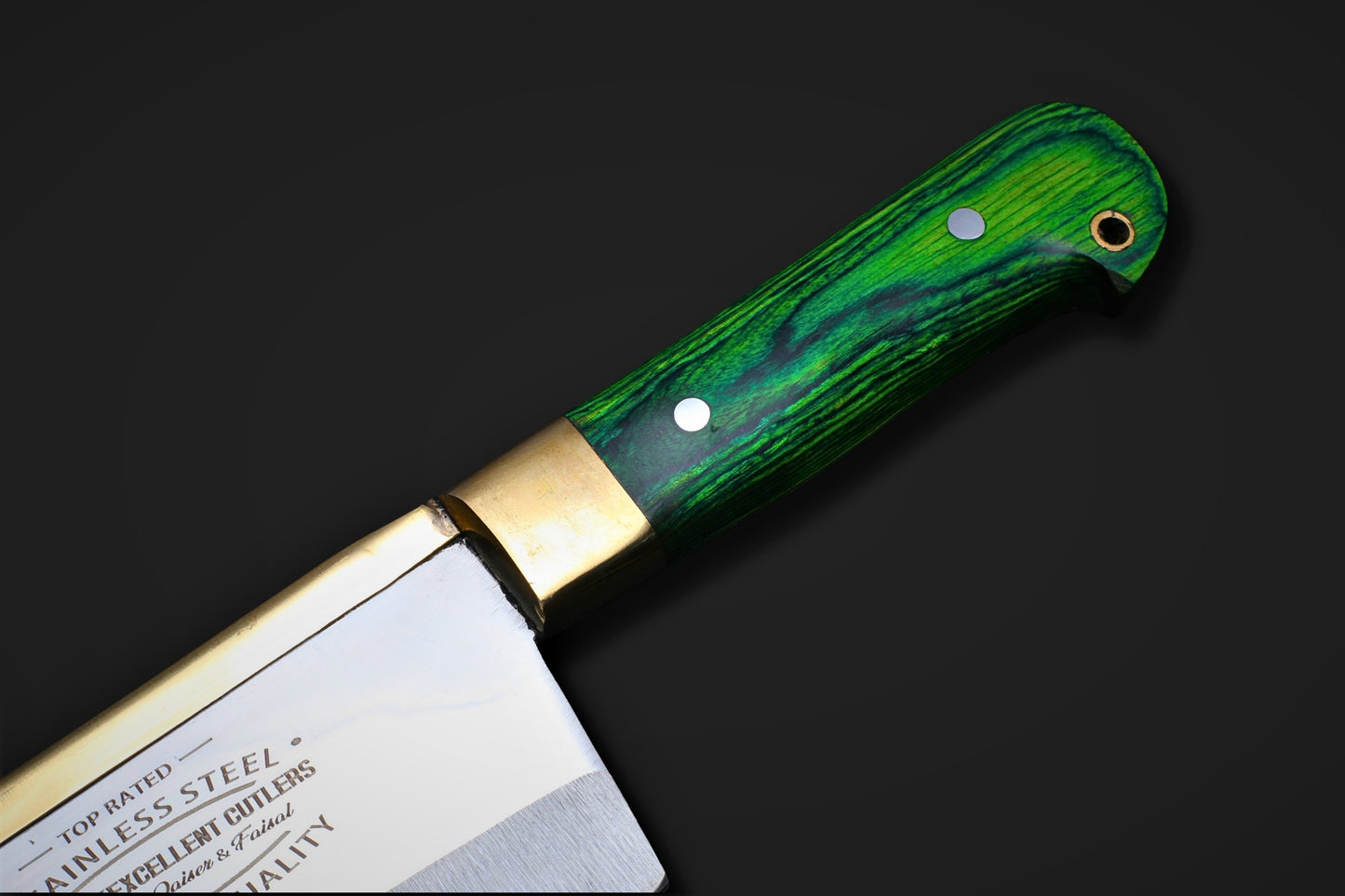 The Brassback Skinner: Excellent Cutlers 7-Inch 12C27 Stainless Steel Chef & Skinner Knife