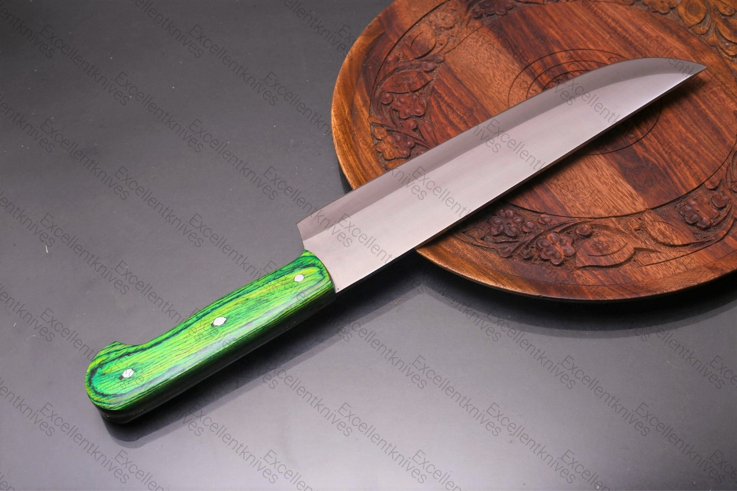 Excellent Top Rated Slaughter /Meat Slicing Knife -12c27 Stainless ( Total Length 15 Inches )