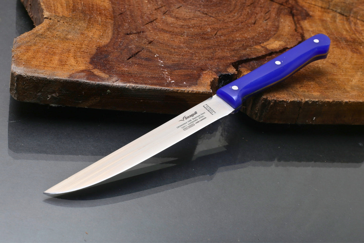 Seagull Chef Knife – Sleek Design, 13cr Chrome With Acrylic Handle ( Total length 9.3 inches)