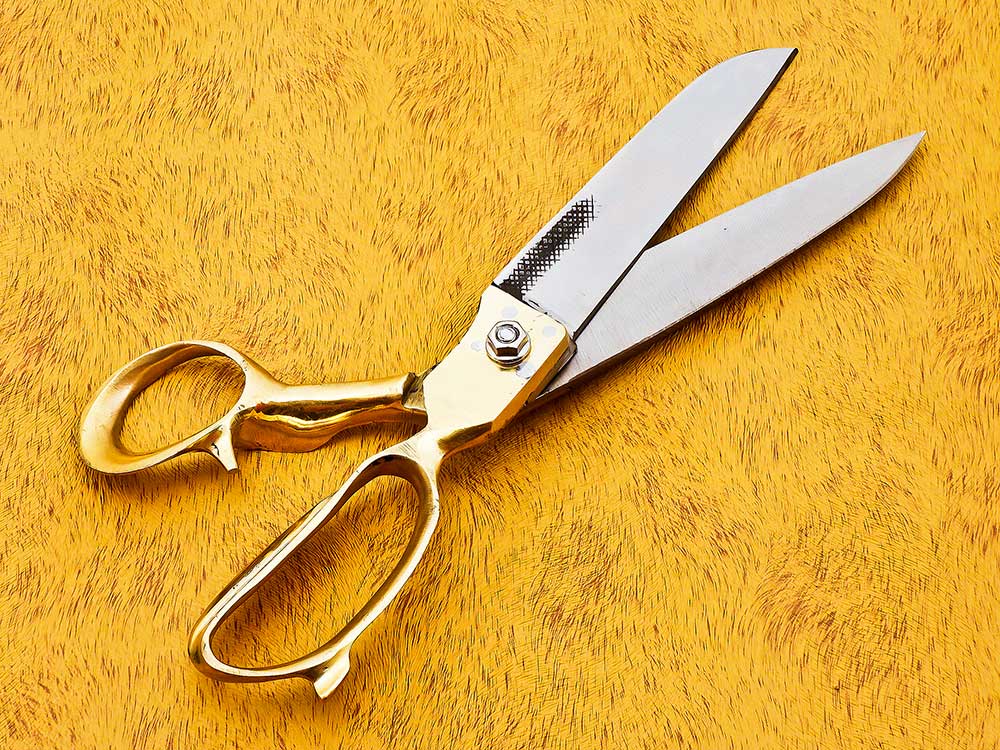 Brass Handle Professional Tailoring Scissors 12 Inches – High-Quality Scissors Made in Pakistan
