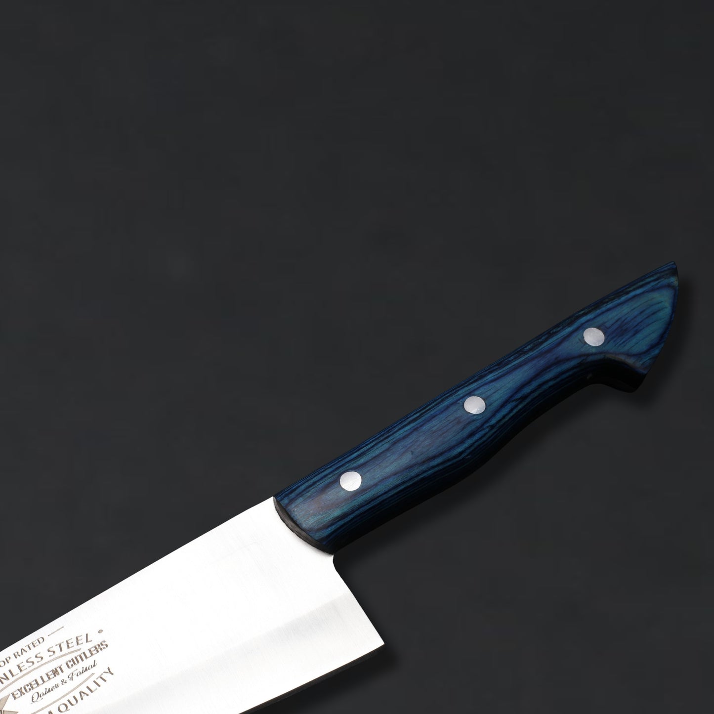 Nova Chef Knife | Classic European/French Chef Knife , 7.7" 12C27 Stainless Steel With Color Pakkawood Handle
