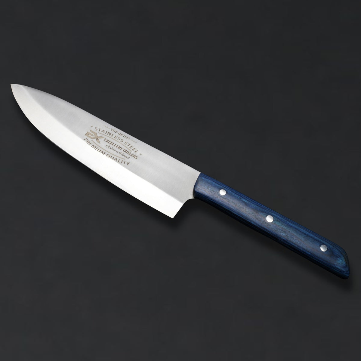Handmade 7-Inch Fixed Blade Knife | 12C27 Stainless Steel with Satin Finish & Pakka Wood Handle | Premium Outdoor & Utility Cutlery