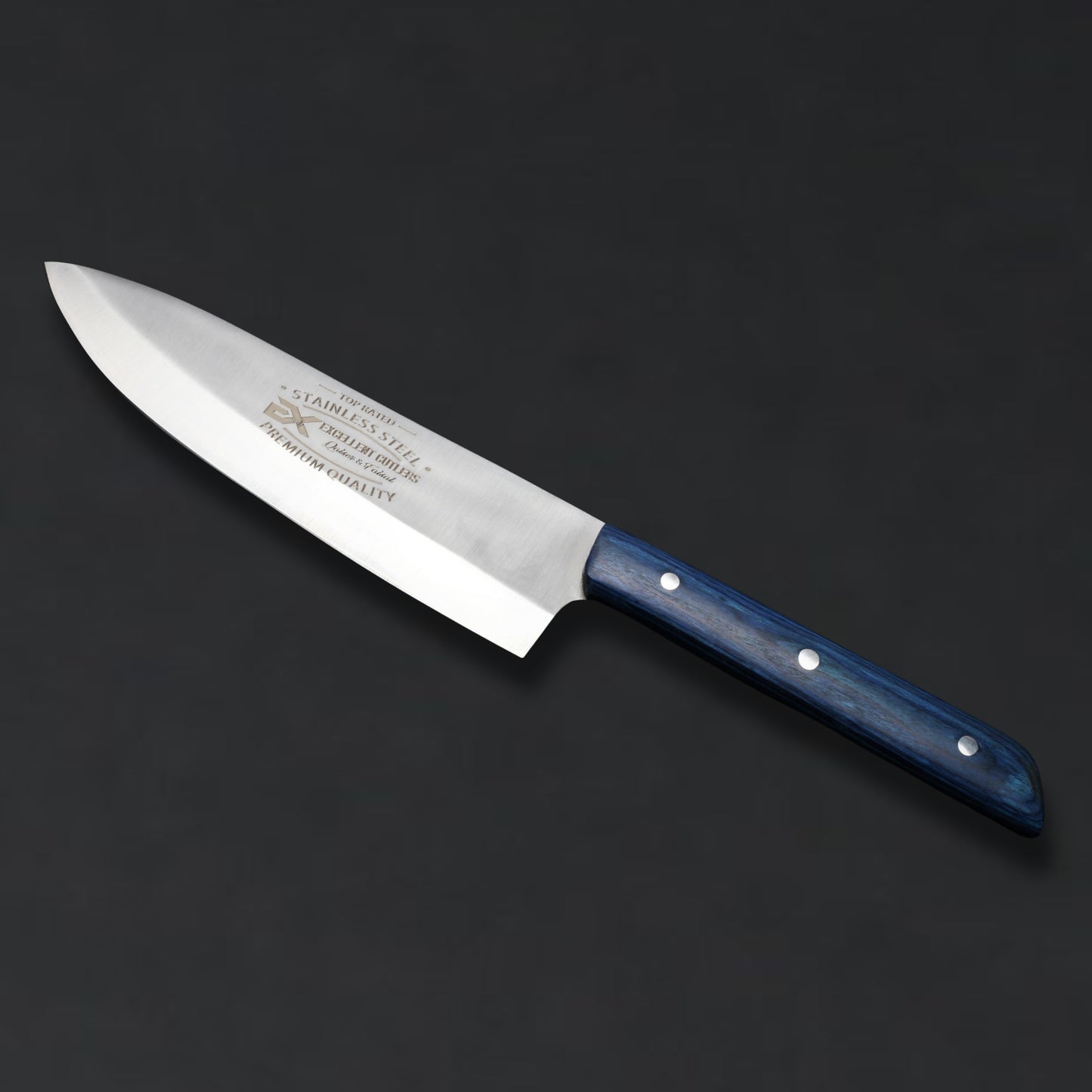Handmade 7-Inch Fixed Blade Knife | 12C27 Stainless Steel with Satin Finish & Pakka Wood Handle | Premium Outdoor & Utility Cutlery