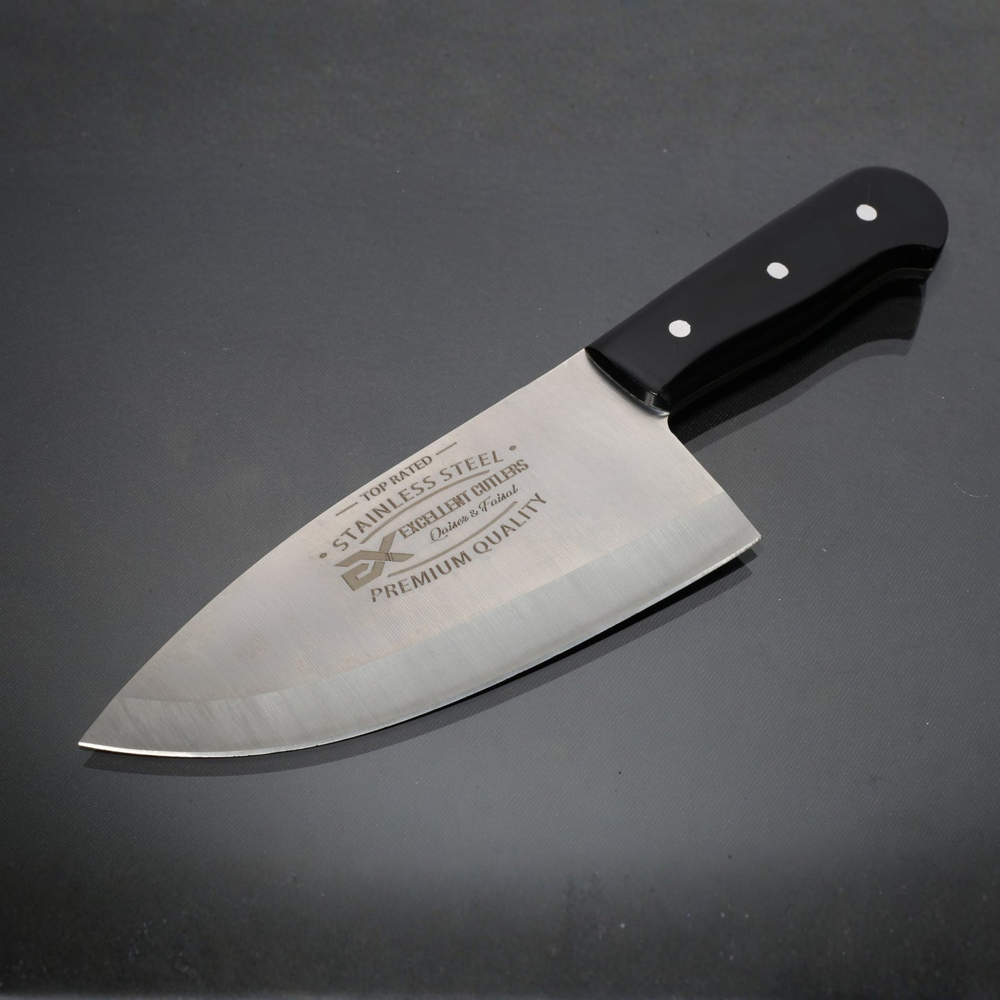Wazirabad Custom 6-Inch Drop Point Hunting & Skinner Knife | Colored Acrylic Handle & Satin Finish