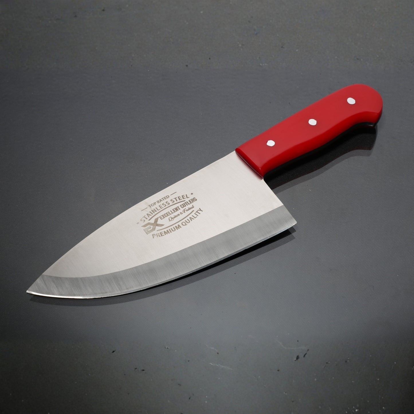 Wazirabad Custom 6-Inch Drop Point Hunting & Skinner Knife | Colored Acrylic Handle & Satin Finish