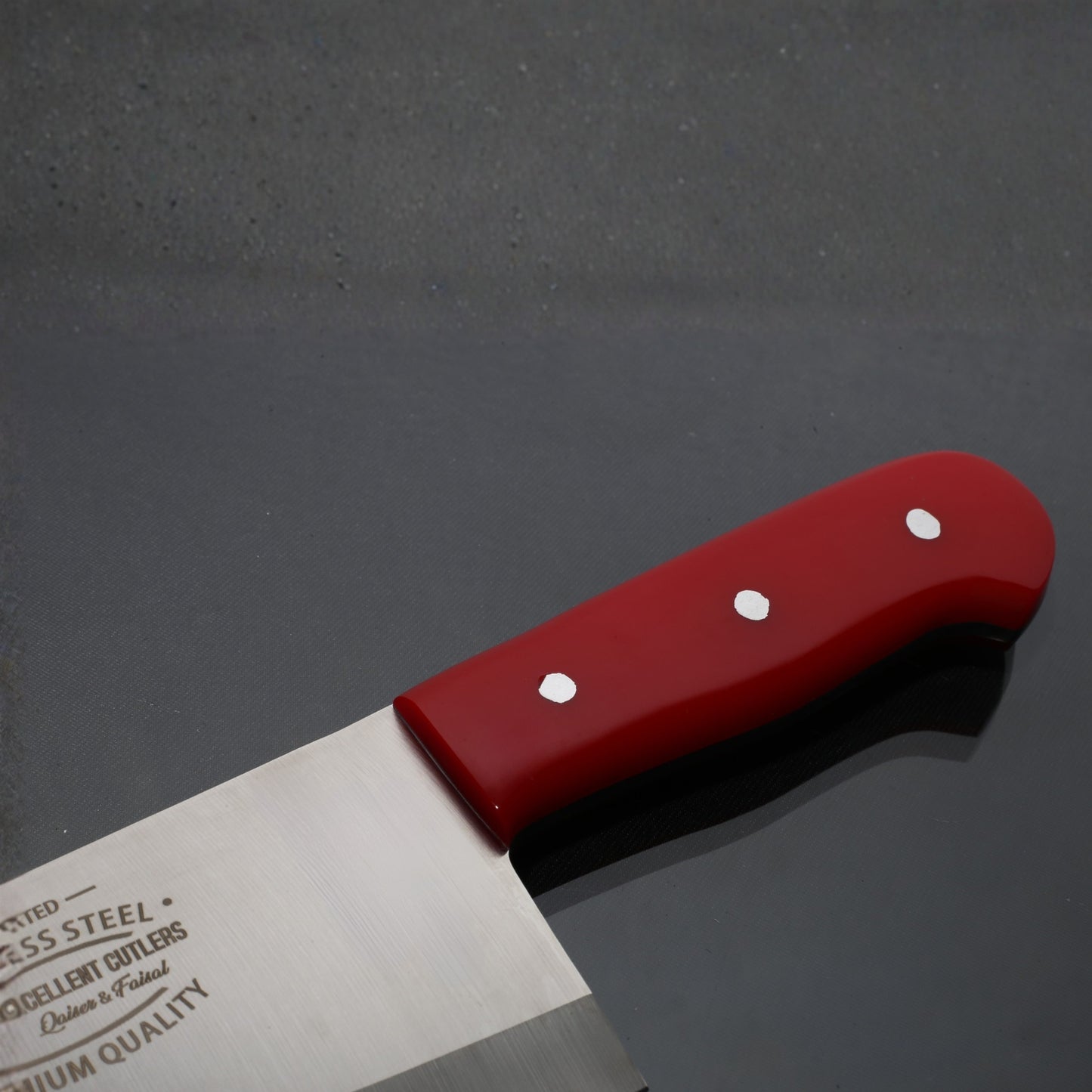 Wazirabad Custom 6-Inch Drop Point Hunting & Skinner Knife | Colored Acrylic Handle & Satin Finish