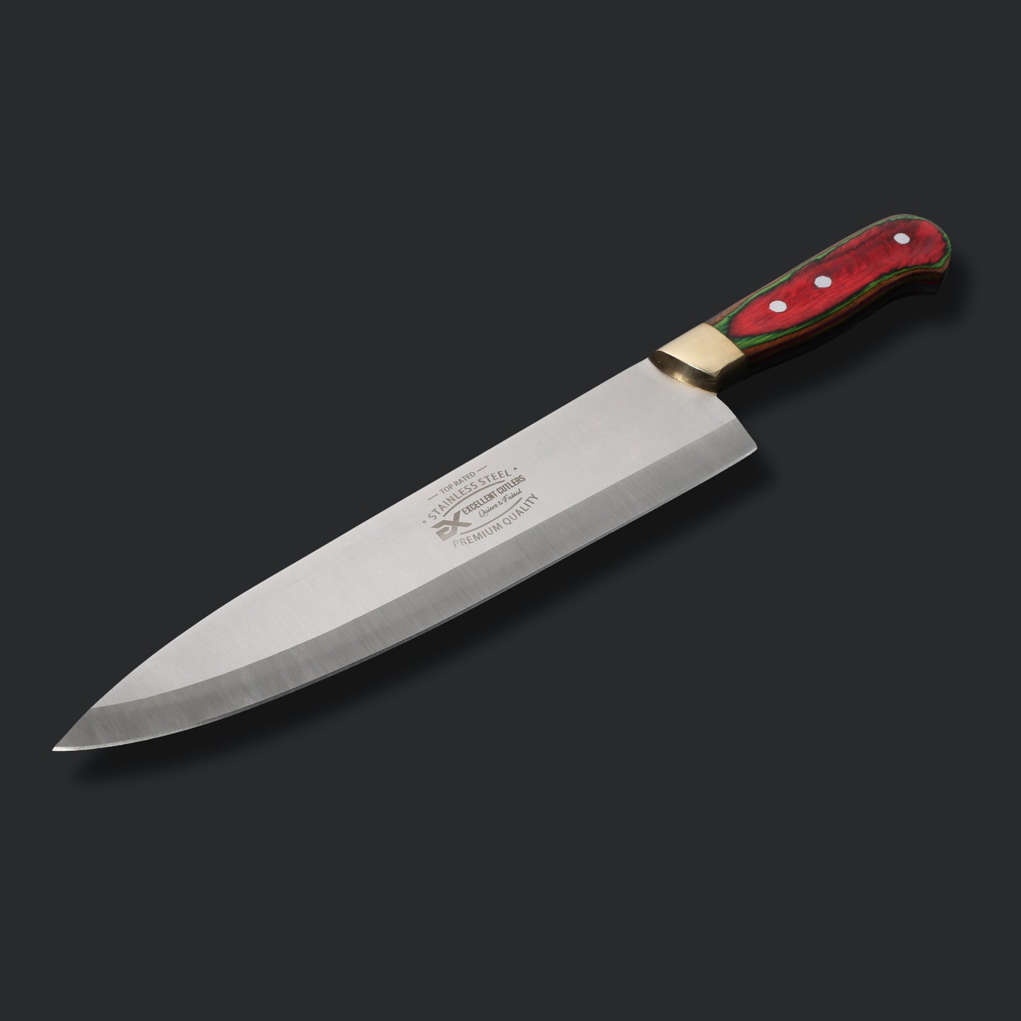 Handmade 3-Piece Luxury Chef & Butchering Knife Set | Japanese Stainless Steel Blades | Professional Kitchen & Slaughter Set by Excellent Cutlers