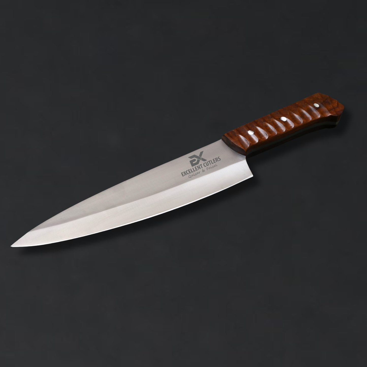 Premium Chef/Kitchen Knife ( Rosewood Edition ) - 12c27 Stainless Steel | Total Length 12.8 Inches