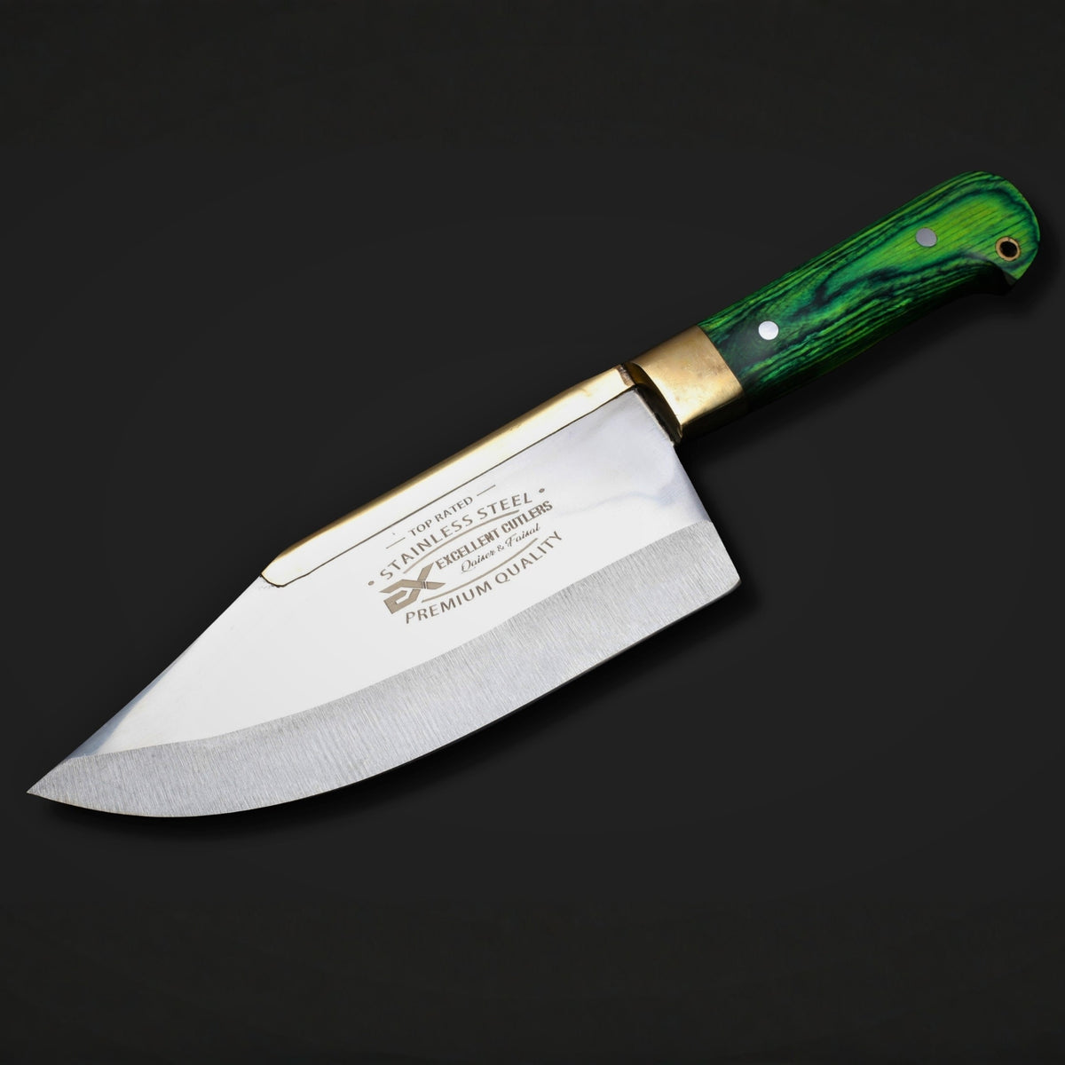 The Brassback Skinner: Excellent Cutlers 7-Inch 12C27 Stainless Steel Chef & Skinner Knife