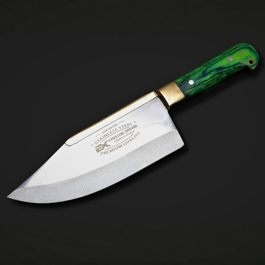 The Brassback Skinner: Excellent Cutlers 7-Inch 12C27 Stainless Steel Chef & Skinner Knife
