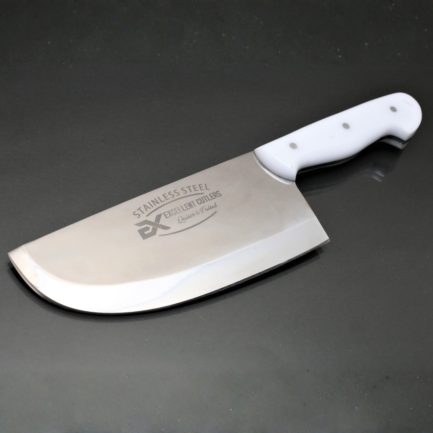 The Master Carver |  Professional Cleaver In 600Gram- 12c27 Stainless Steel