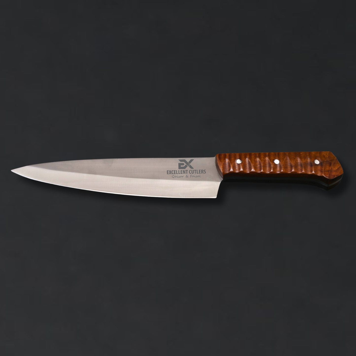 Premium Chef/Kitchen Knife ( Rosewood Edition ) - 12c27 Stainless Steel | Total Length 12.8 Inches