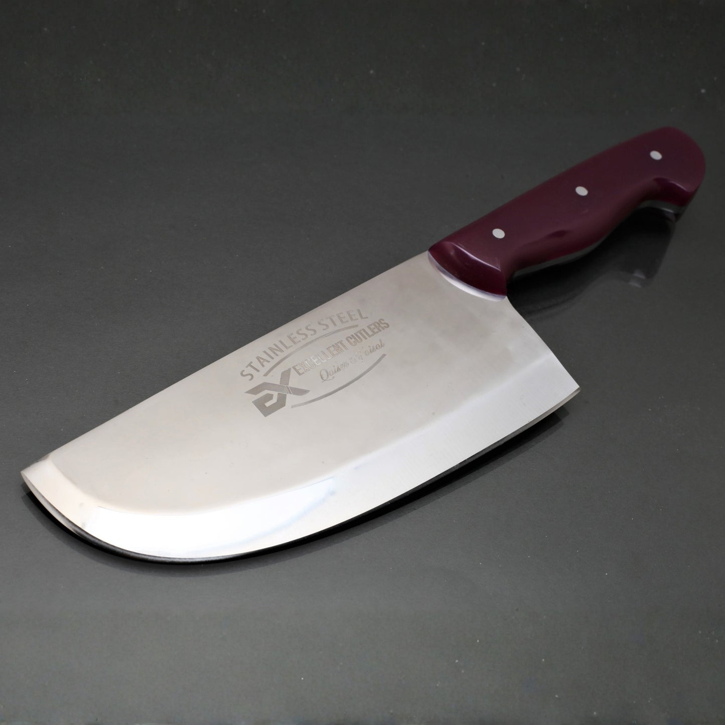 The Master Carver |  Professional Cleaver In 600Gram- 12c27 Stainless Steel