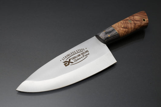 Excellent Butcher Skinning & Meat Cutting Knife – 6” Blade | Walnut Wood Handle | 12C27 Chrome Stainless Steel