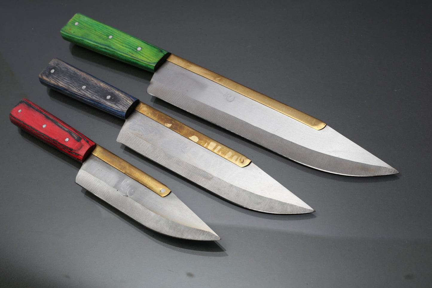 3Pcs Azan Funder Steel Knives Set