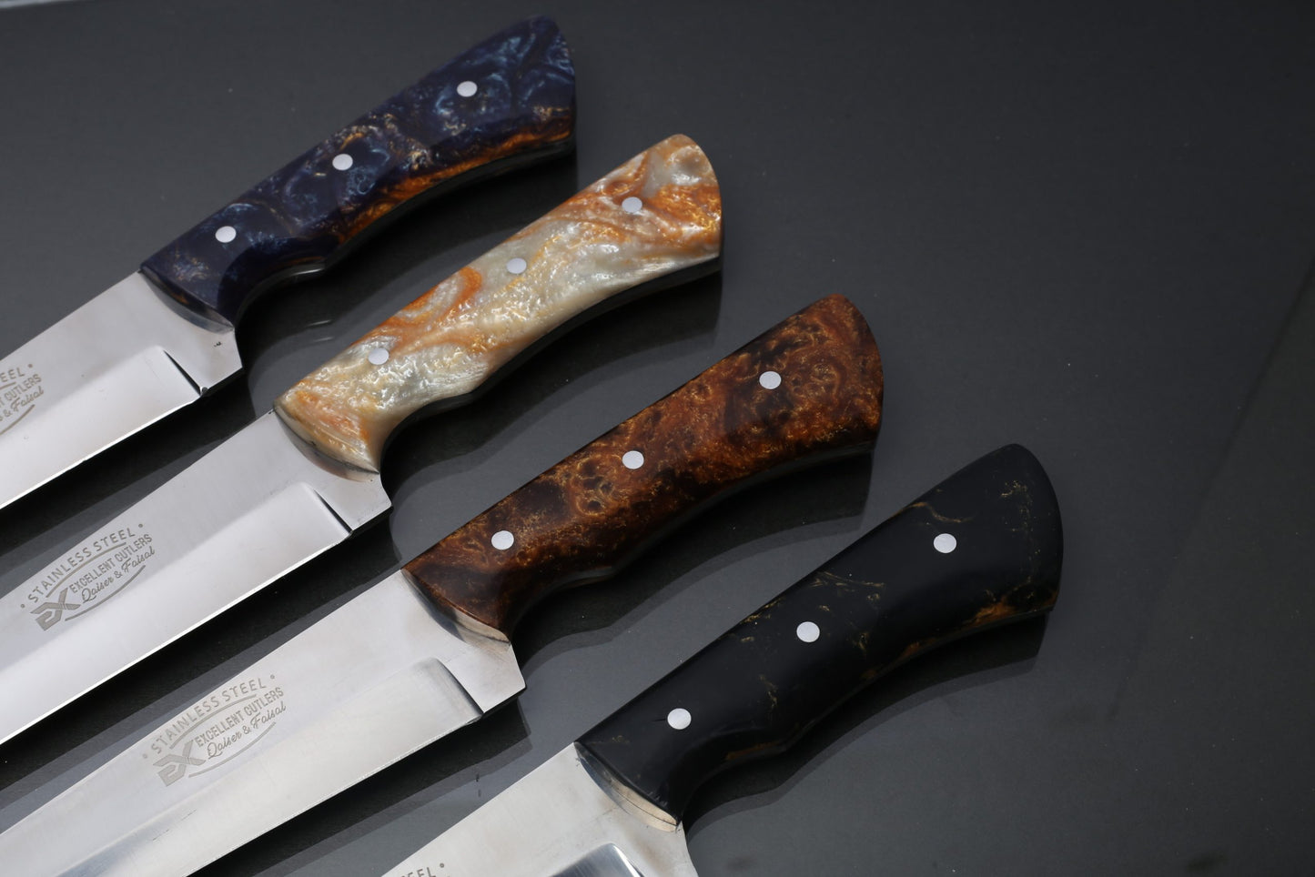 1pc Excellent New Premium Fillet Knife With Resin Handle / Blade 9 Inches