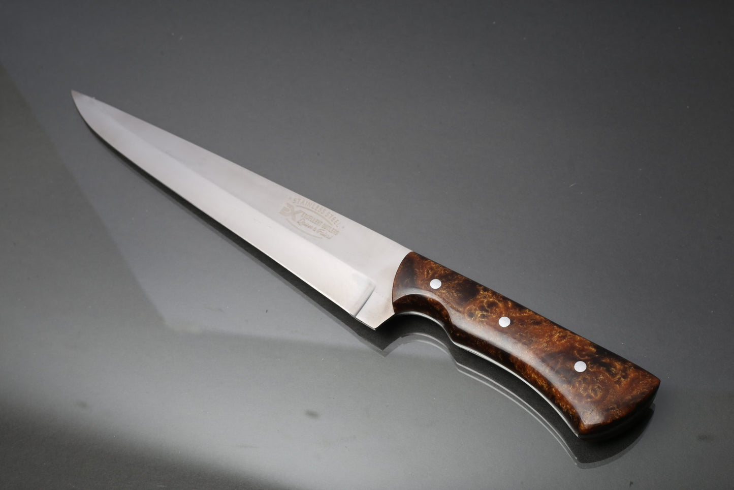 1pc Excellent New Premium Fillet Knife With Resin Handle / Blade 9 Inches