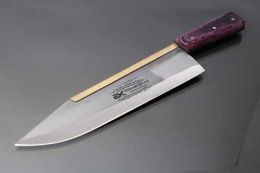 Excellent Slaughter knife 3pc set  |Blade funder/ brass and Handle Color wood | (Blade length 6inch, 8inch and 10inch )