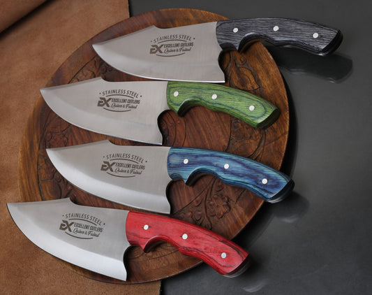 1Pc Excellent Skinner- Blade 12c27 Stainless Steel , Handle Color wood | Total Length 12 inches |