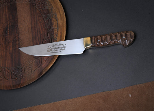Excellent Premium Knife (Rosewood Edition ) -12c27 Stainless Steel | Total Length 11.1 Inches)