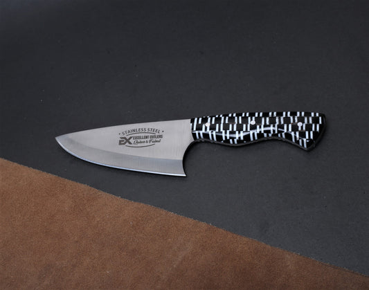 Excellent Skinner -J2 Steel Blade With Acrylic Handle ( Total Length 9.5 Inches )