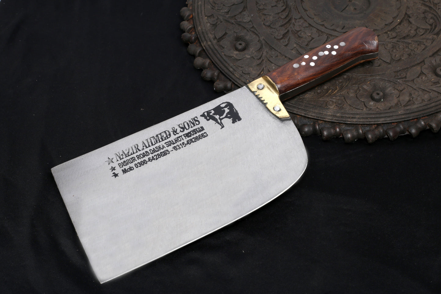 Nazir 1.5KG High-Carbon Meat Chopper & Bone Cutter – Best Professional Cleaver