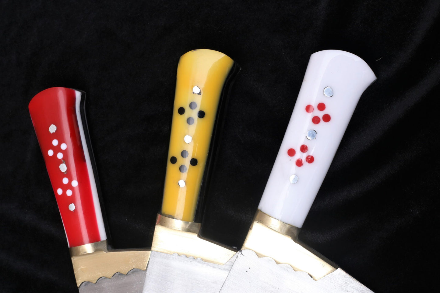 9.5" Professional Handmade Heavy Duty Meat Cleaver | High Carbon Steel Bone Crusher | 1.25kg Butcher Cleaver  with Acrylic & Brass Handle