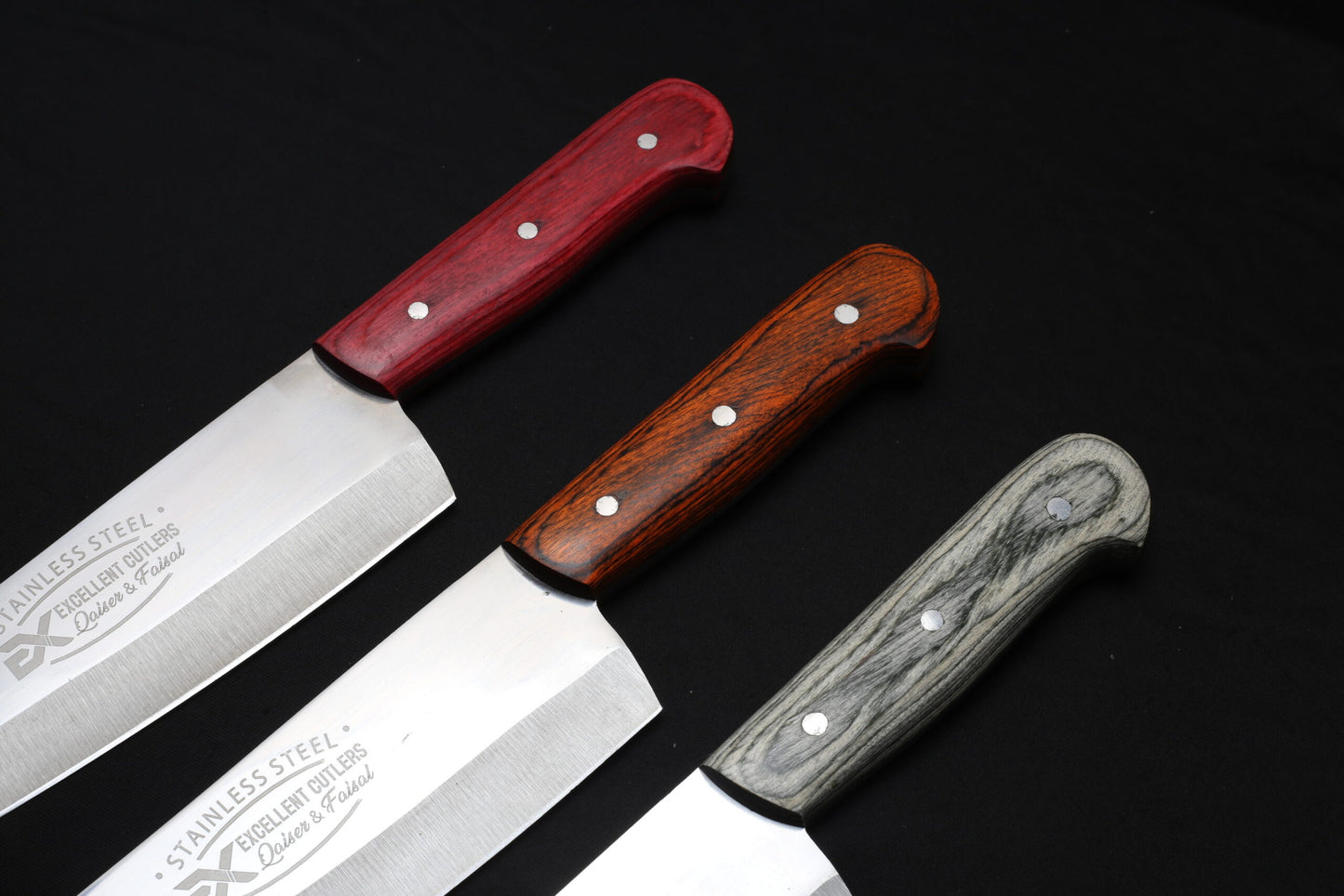 Classic 9.5" Professional Slaughter Knife – Color Wood Handle and 12c27 Stainless steel Blade