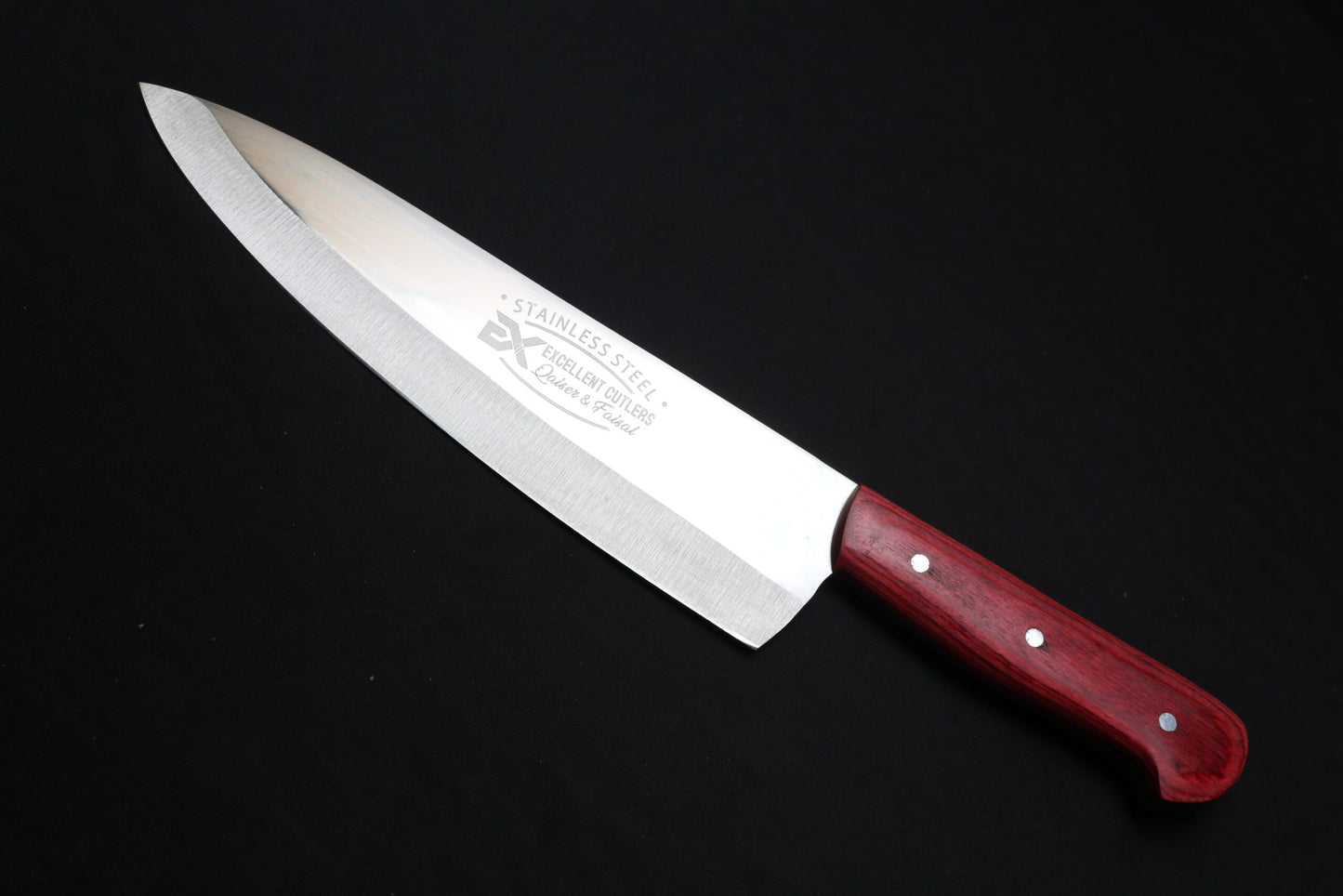 Classic 9.5" Professional Slaughter Knife – Color Wood Handle and 12c27 Stainless steel Blade
