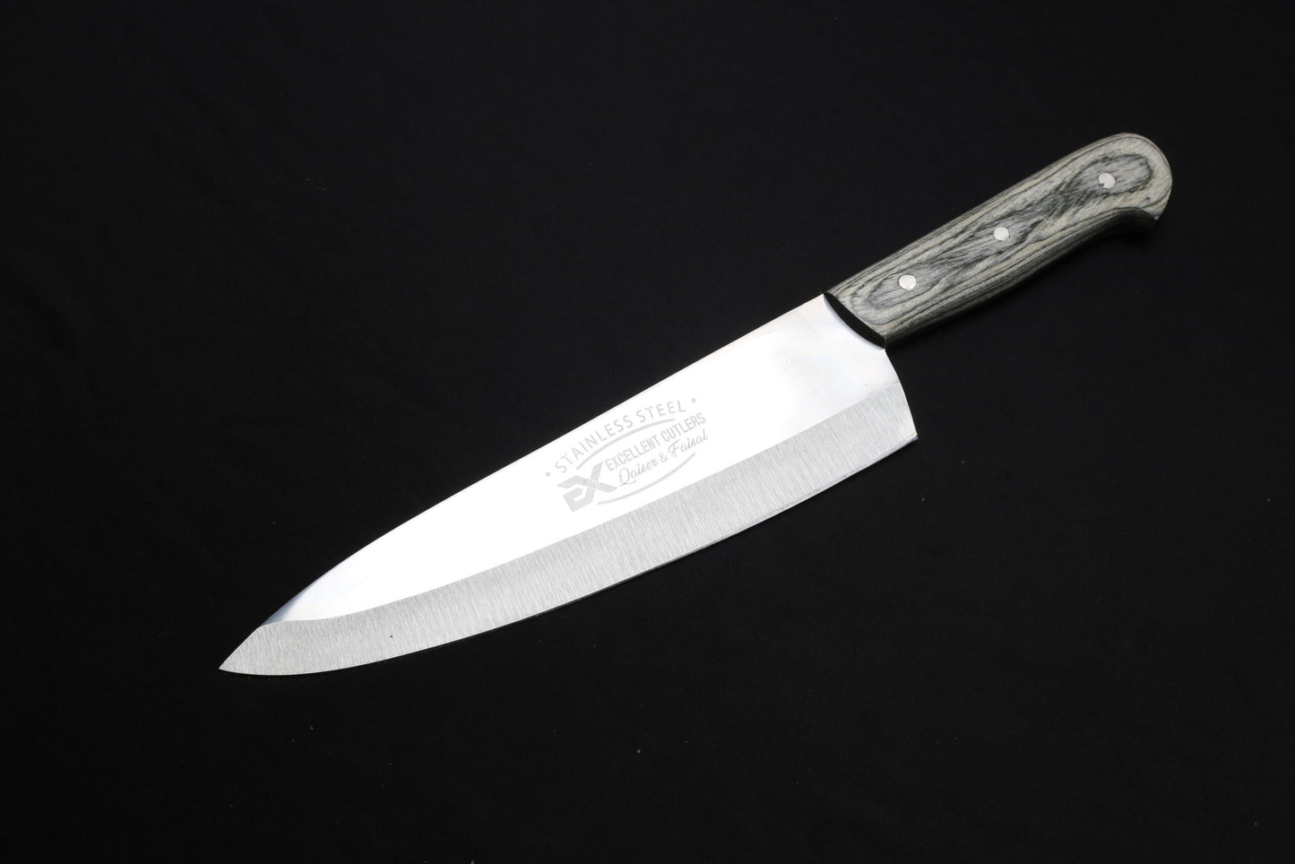 Classic 9.5" Professional Slaughter Knife – Color Wood Handle and 12c27 Stainless steel Blade