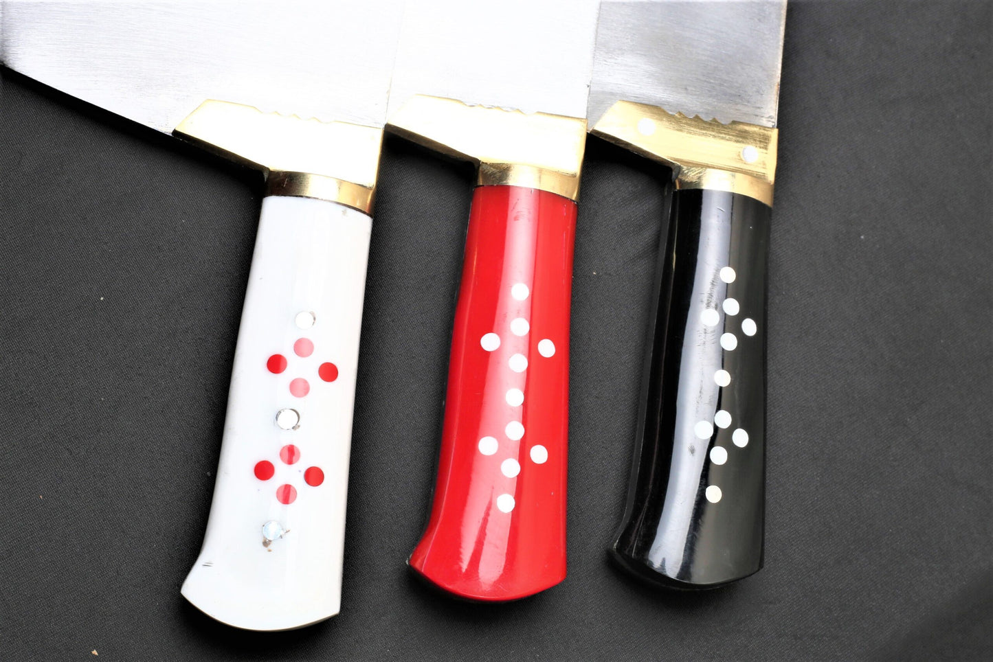 M. Sami & M. Kaleem Heavy Bone Cutter – 1.25 KG High Carbon Steel Blade with Acrylic Handle & Brass Bolster