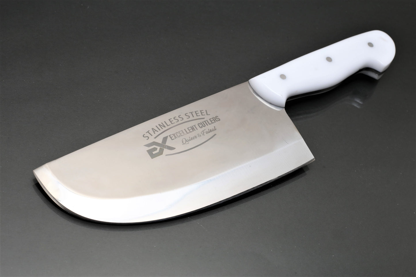 The Master Carver |  Professional Cleaver In 600Gram- 12c27 Stainless Steel